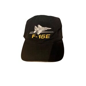 Boeing F-15E Strike Eagle Embroidered Black Cotton Baseball Cap Hat‎